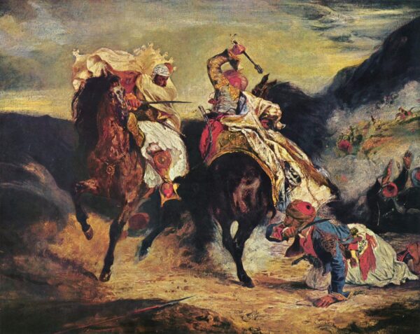 Lucha del Giaur con el Pasha – Eugène Delacroix Eugène Delacroix 2024-11-21