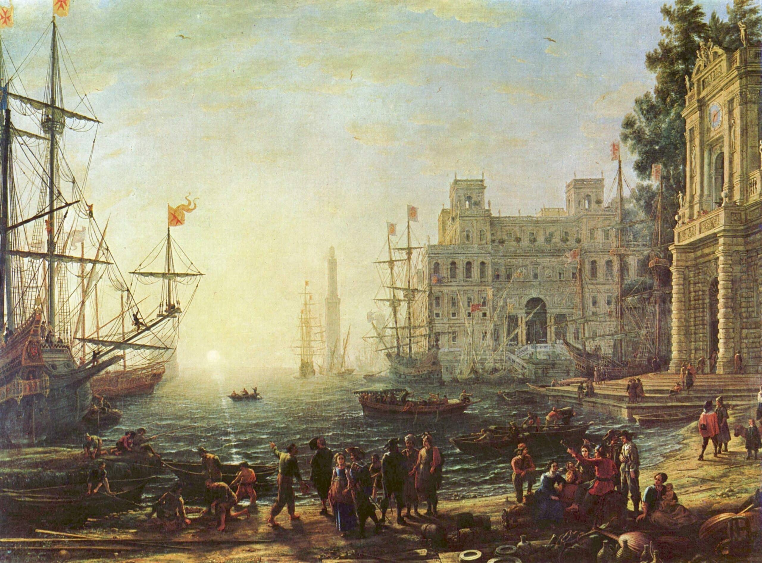 Puerto con Villa Medici – Claude Lorrain Claude Lorrain 2024-09-20 2