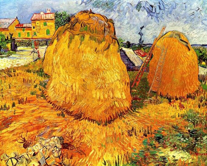 Las pilas de heno en Provenza – Van Gogh Vincent Van Gogh 2024-09-19