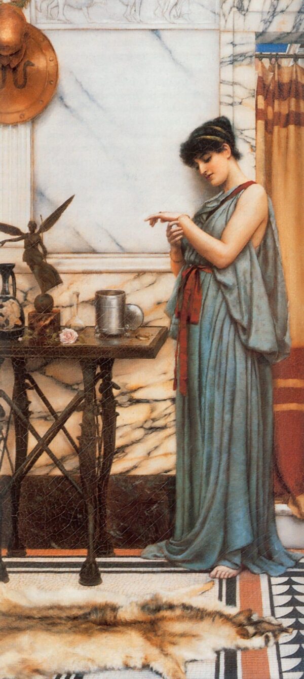 Su regalo de cumpleaños – John William Godward John William Godward 2024-11-21