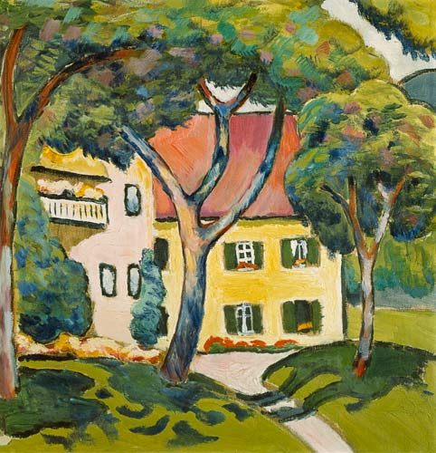 Casa en un paisaje – August Macke August Macke 2024-09-20 2