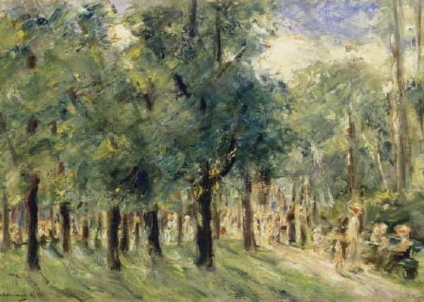 Ruta en el jardín zoológico con transeúntes – Max Liebermann Max Liebermann 2024-12-26