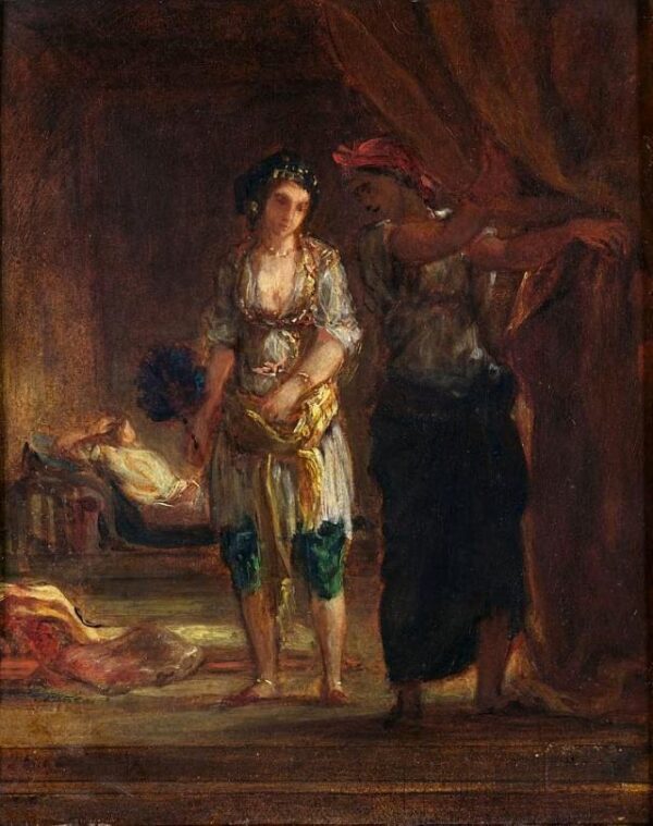 Interior de un harén en Orán – Eugène Delacroix Eugène Delacroix 2024-11-21