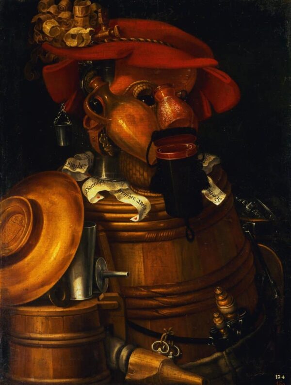 El servidor: Una composición antropomórfica de objetos relacionados con la viticultura – Arcimboldo Giuseppe Arcimboldo 2024-11-21