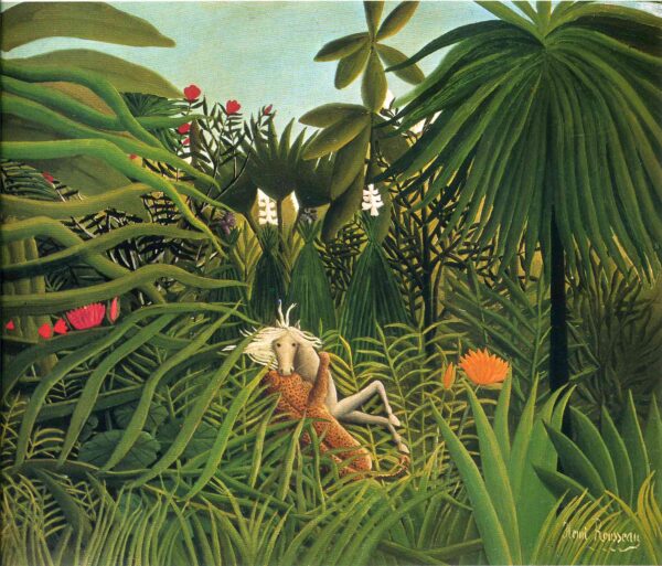 Jaguar atacando a un caballo – Henri Rousseau Henri Rousseau 2024-11-21