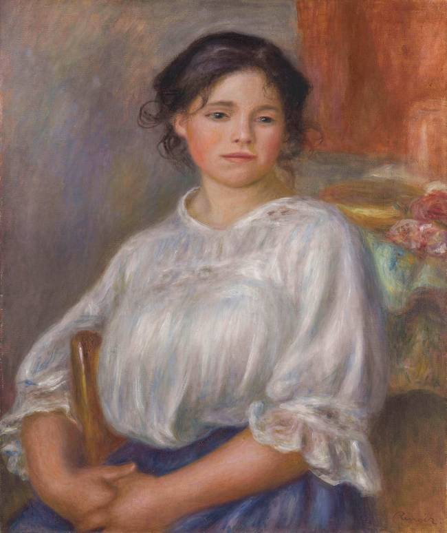 Chica joven sentada, 1909 – Pierre-Auguste Renoir Pierre-Auguste Renoir 2024-09-19