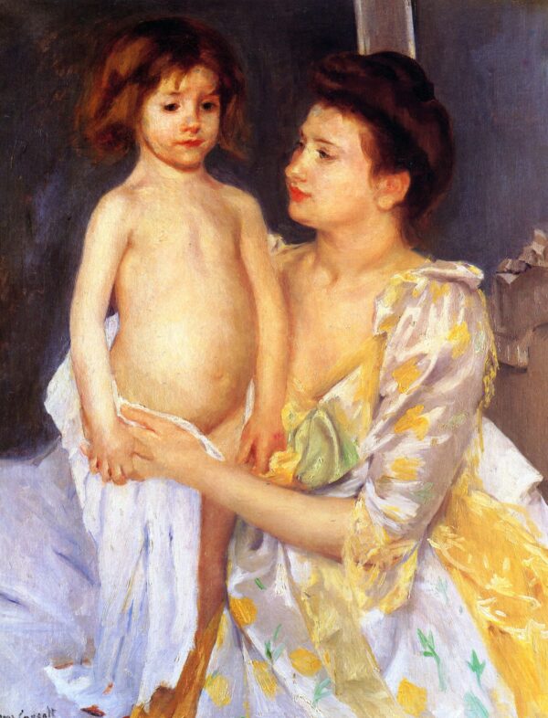 Jules siendo secado por su madre – Mary Cassatt Mary Cassatt 2024-11-21