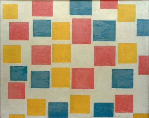 Composición con zonas de color – Mondrian Piet Mondrian 2024-11-21