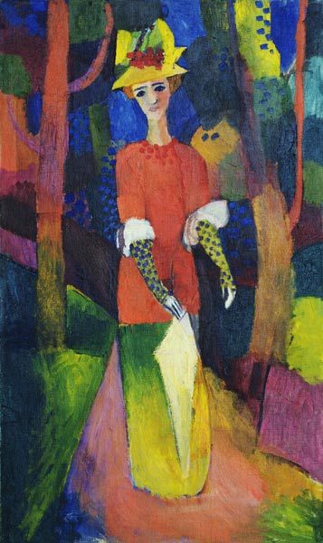 Dama en un parque – August Macke August Macke 2024-09-20