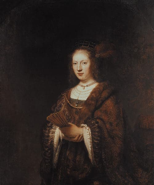 Dama con un abanico – Rembrandt van Rijn Rembrandt van Rijn 2024-09-19