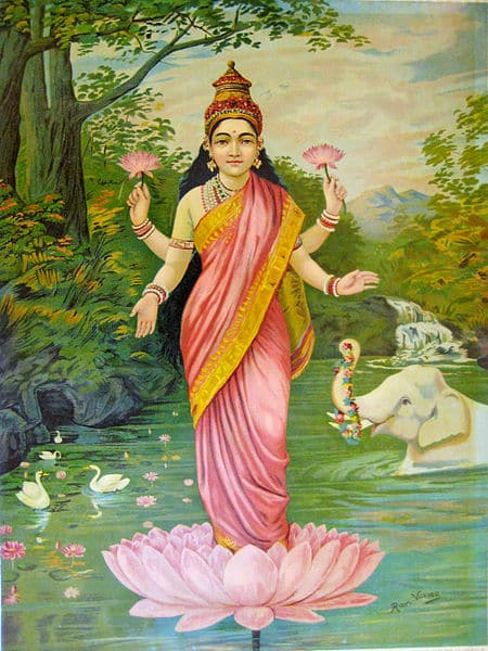 Lakshmi, la diosa de la riqueza – Ravi Varmâ 2024-09-20 2