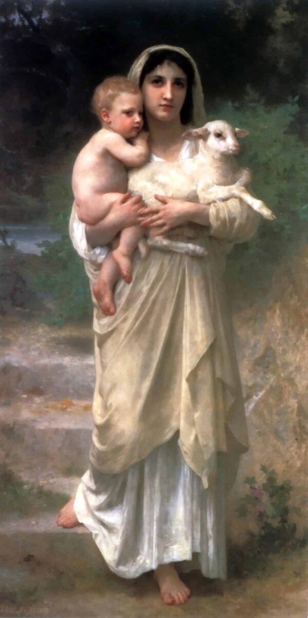 Los Corderos – William Bouguereau William Bouguereau 2024-11-21