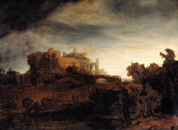 Paisaje con un castillo – Rembrandt van Rijn Rembrandt van Rijn 2024-09-19