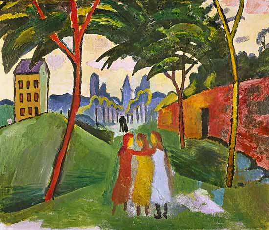 Paisaje con tres chicas – August Macke August Macke 2024-09-20 2