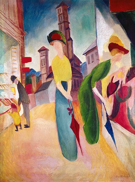 Delante de la tienda de sombreros – August Macke August Macke 2024-09-20