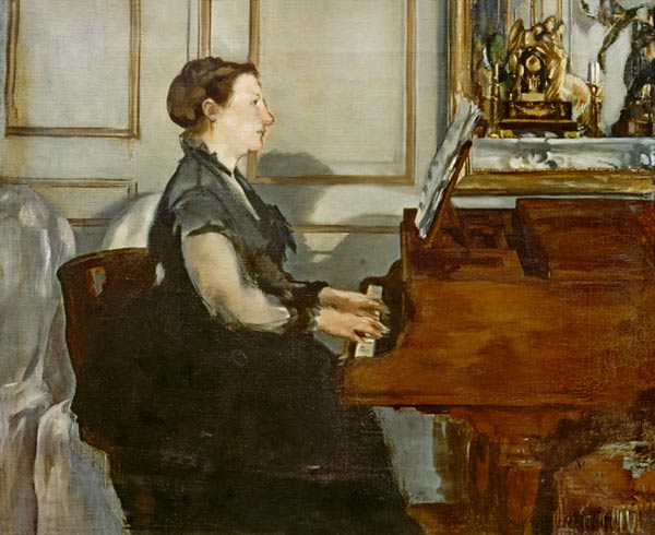 Madame Manet al piano – Edouard Manet Édouard Manet 2024-09-20 2