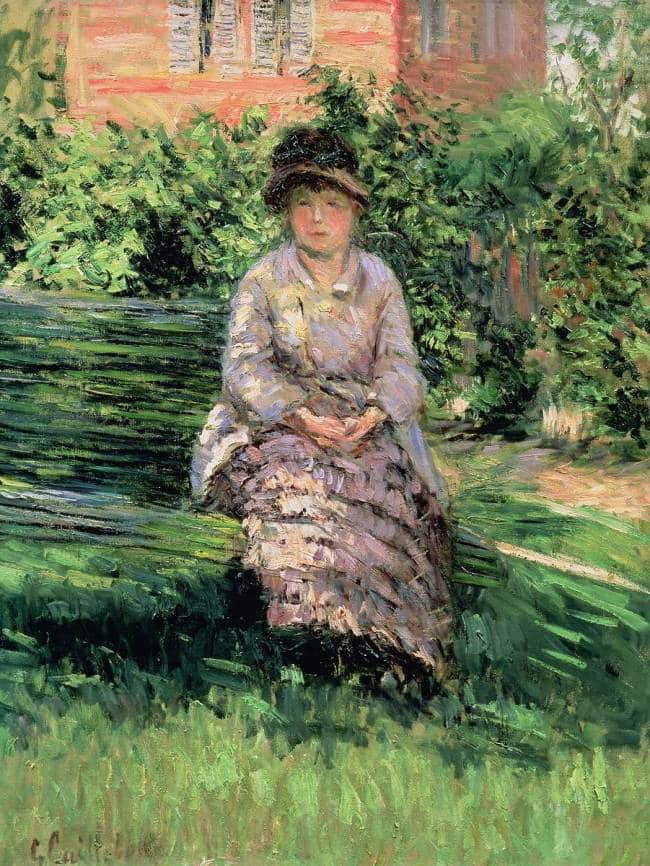 Madame Renoir (1860-1915) en el jardín de Petit-Gennevilliers – Caillebotte Gustave Caillebotte 2024-09-20