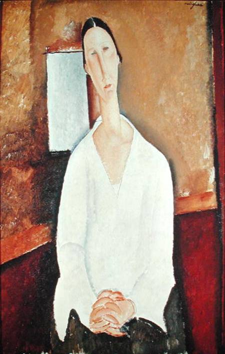 Madame Zborowska con las manos juntas – Amadeo Modigliani 2024-09-20 2