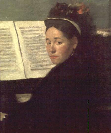 Mademoiselle Marie Dihau (1843-1935) al piano – Edgar Degas Edgar Degas 2024-09-20