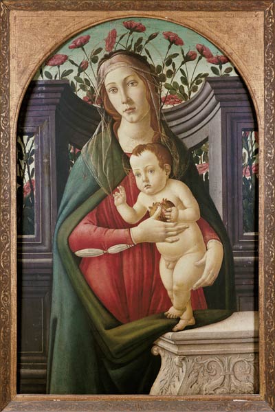 Madonna con el niño en un nicho decorado con flores – Sandro Botticelli Sandro Botticelli 2024-11-21