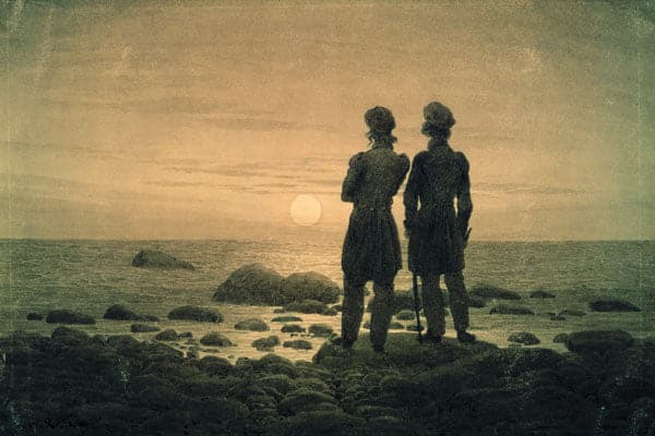 Dos hombres al atardecer en el mar – Caspar David Friedrich Caspar David Friedrich 2024-09-20 2