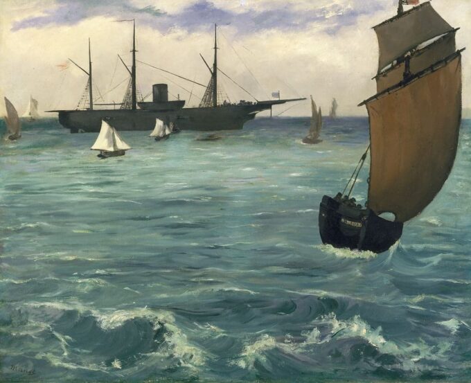 El Kearsarge en Boulogne – Edouard Manet Édouard Manet 2024-09-20