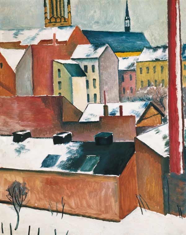 Maris-église en la nieve – August Macke August Macke 2024-09-20 2