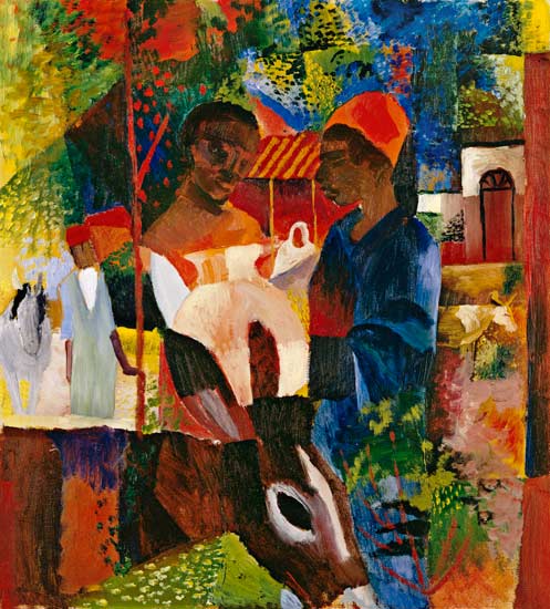 Un mercado en Túnez – August Macke August Macke 2024-09-20 2