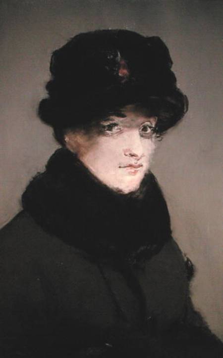 Mery Laurent llevando un cárdigan con cuello de piel – Edouard Manet Édouard Manet 2024-09-20 2