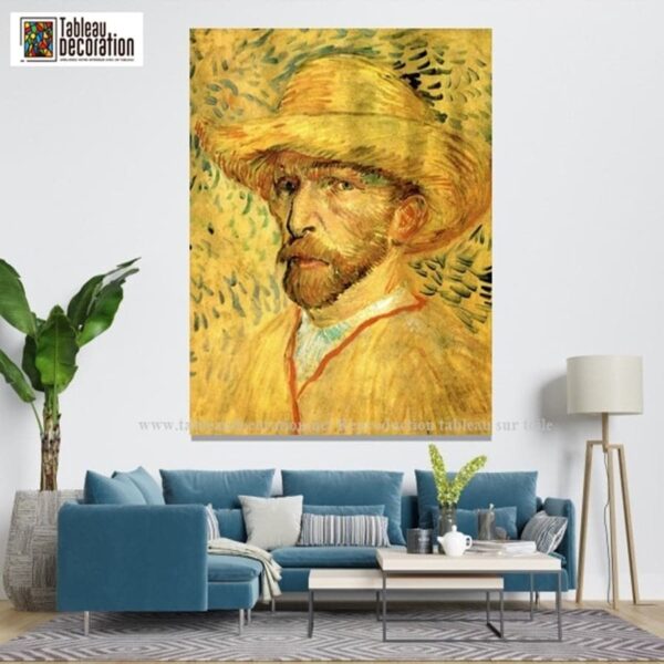 Autorretrato con sombrero de paja – Van Gogh Autorretrato Vincent Van Gogh 2024-11-21 6