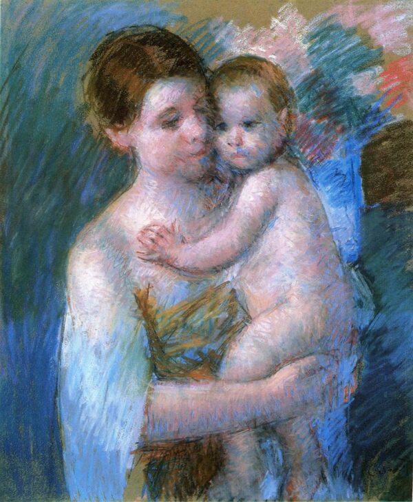 Madre sosteniendo a su bebé – Mary Cassatt Mary Cassatt 2024-11-21