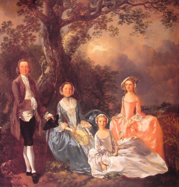 El señor y la señora John Gravenor y sus hijas, Elizabeth y Ann – Thomas Gainsborough Thomas Gainsborough 2024-12-22