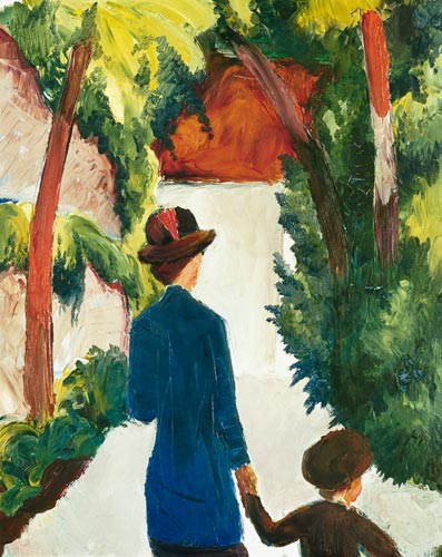 Madre e hijo en el parque – August Macke August Macke 2024-09-20 2