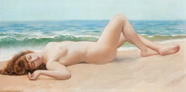 Desnudo en la playa – John William Godward John William Godward 2024-11-21