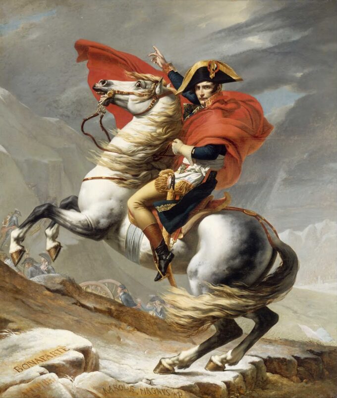 Bonaparte cruza el paso del Gran San Bernardo – Jacques-Louis David Jacques-Louis David 2024-09-19