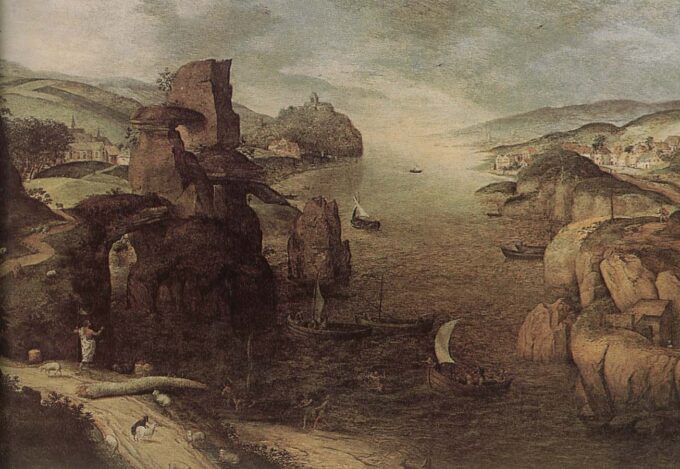 Paisaje con Cristo apareciendo a los apóstoles en el Mar de Tiberíades – Pieter Brueghel el Viejo Pieter Brueghel el Viejo 2024-09-20