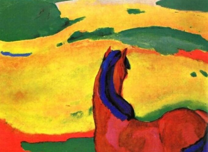 Caballo en un paisaje – Franz Marc Franz Marc 2024-09-19