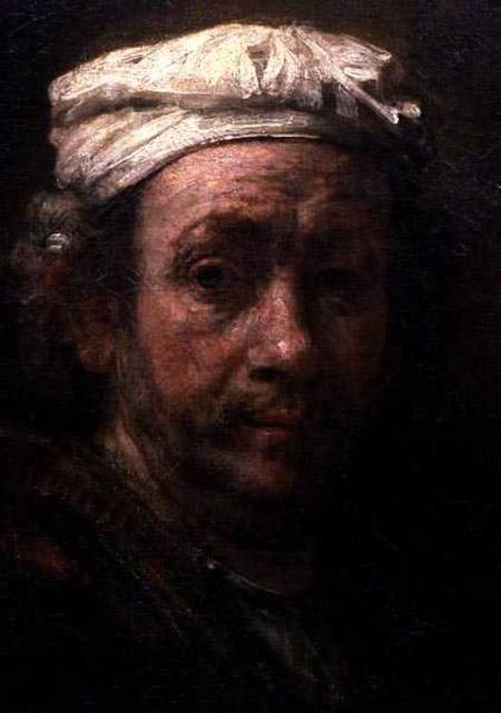 Retrato del artista en su caballete, detalle del rostro – Rembrandt van Rijn Rembrandt van Rijn 2024-09-20