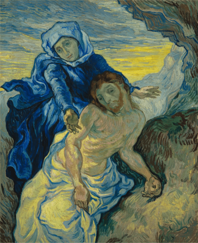 Pietà (según Delacroix) – Van Gogh Vincent Van Gogh 2024-09-20