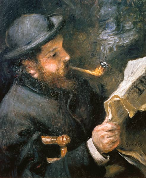 Claude Monet leyendo un periódico – Pierre-Auguste Renoir Pierre-Auguste Renoir 2024-09-19