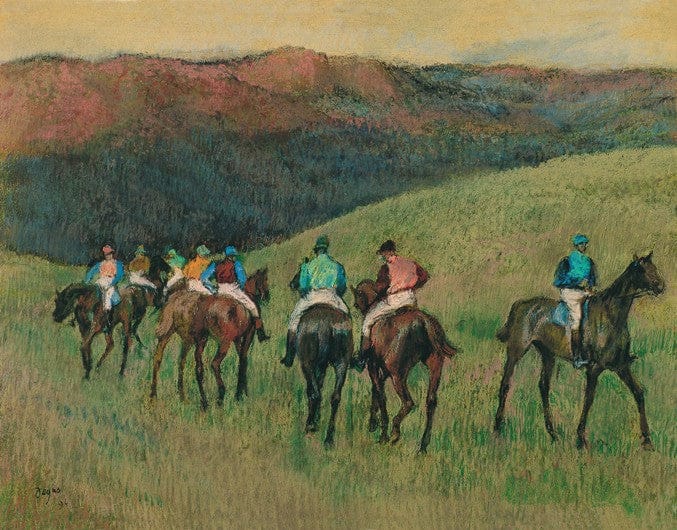 Caballos de carrera en un paisaje – Edgar Degas Edgar Degas 2024-09-20 2