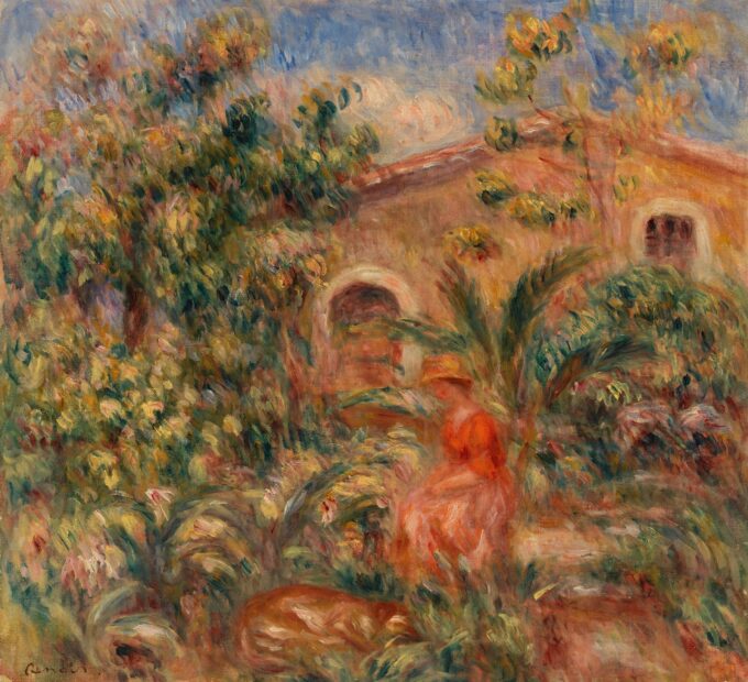 Mujer y perro en un paisaje – Pierre-Auguste Renoir Pierre-Auguste Renoir 2024-09-20