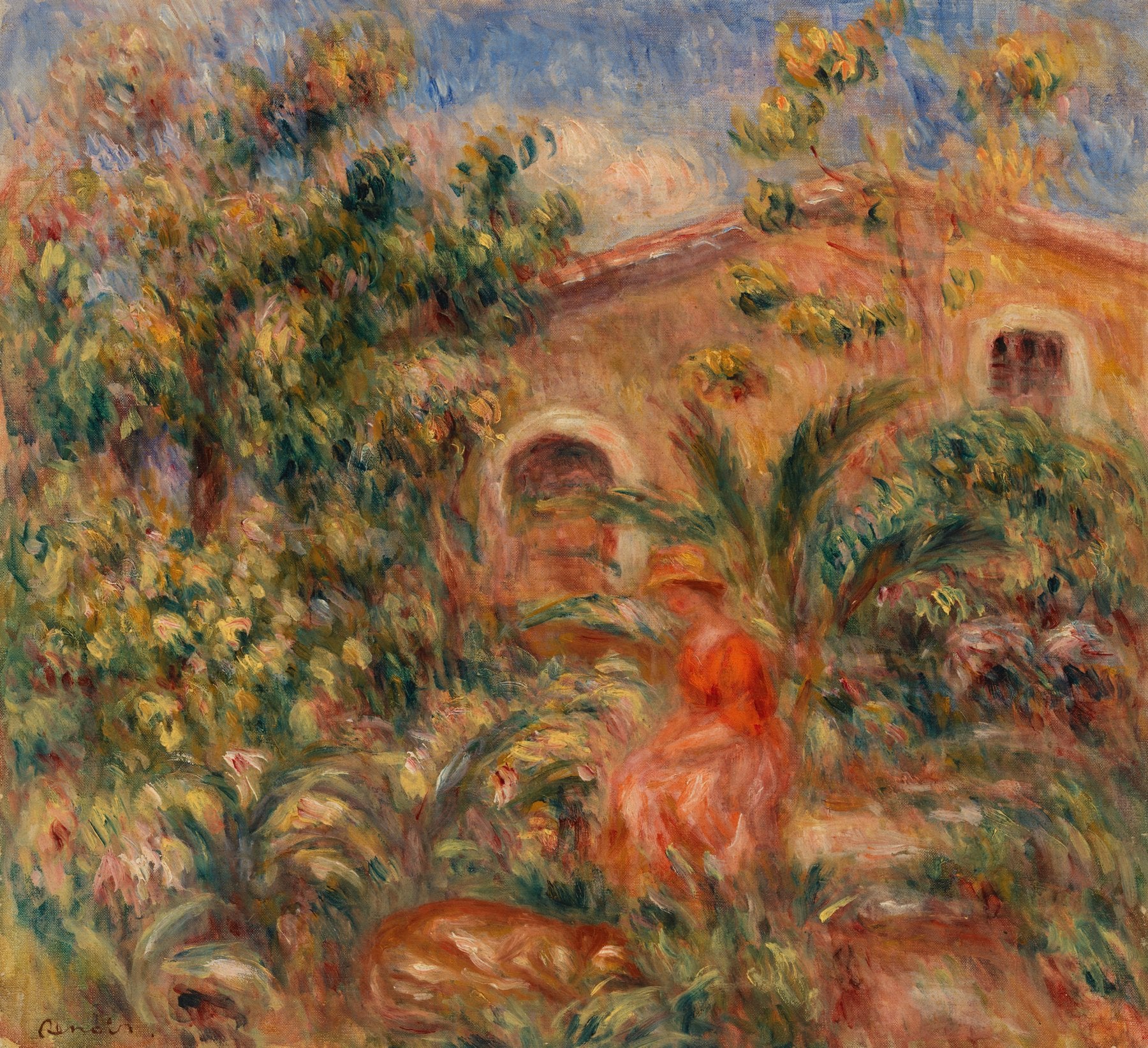 Mujer y perro en un paisaje – Pierre-Auguste Renoir Pierre-Auguste Renoir 2024-09-20 2