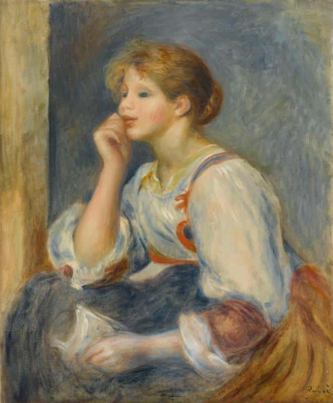 Mujer con una carta, hacia 1890 – Pierre-Auguste Renoir Pierre-Auguste Renoir 2024-09-20