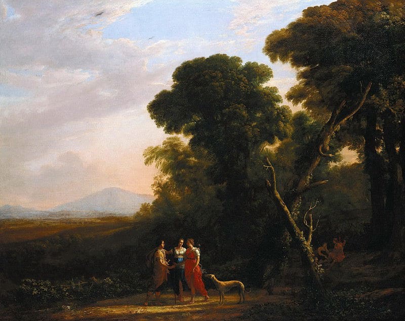 Paisaje ideal romano con Céfalo, Procris y Diana – Claude Lorrain Claude Lorrain 2024-09-20 2