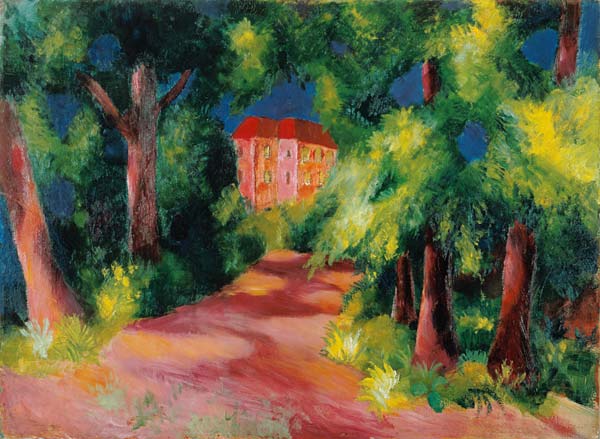 La casa roja en el parque – August Macke August Macke 2024-09-20