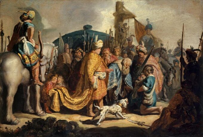 David entrega la cabeza de Goliat al rey Saúl – Rembrandt van Rijn Rembrandt van Rijn 2024-09-19