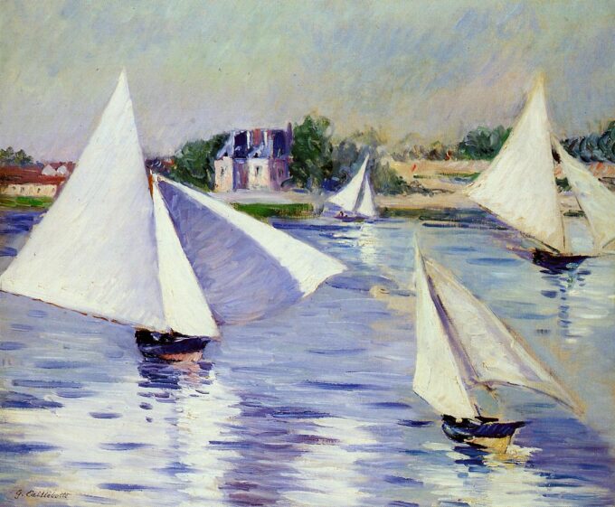 Veleros en el Sena en Argenteuil – Caillebotte Gustave Caillebotte 2024-09-20