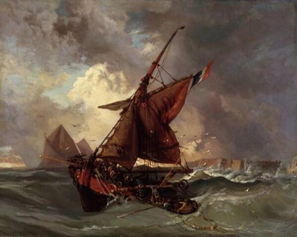 «Barcos en plena tormenta – Eugène Delacroix» Eugène Delacroix 2024-11-21