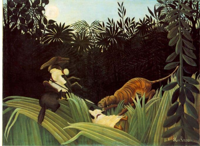 Scout atacado por un tigre – Henri Rousseau Henri Rousseau 2024-09-20